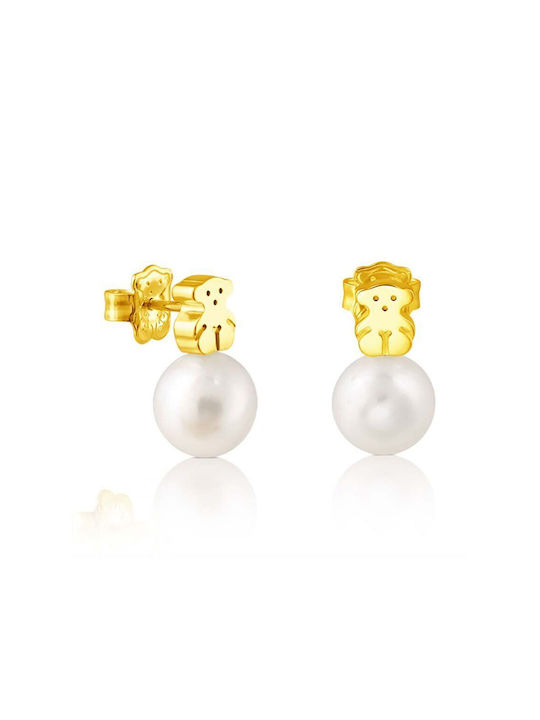 Tous Earrings with Pearls