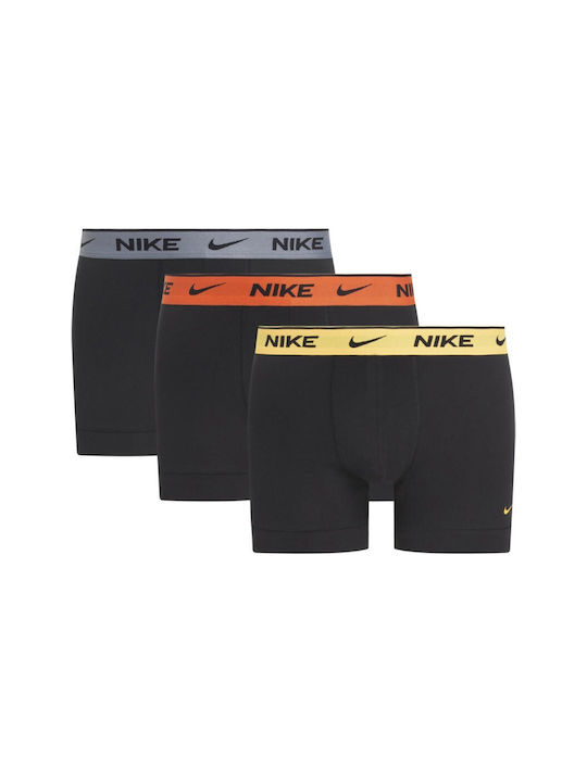 Nike Trunk Ανδρικά Μποξεράκια Μαυρο 3Pack