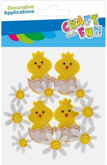 Craft Fun Osterdekorationen & Ornamente Selbstklebende Filz Set 12 Stück