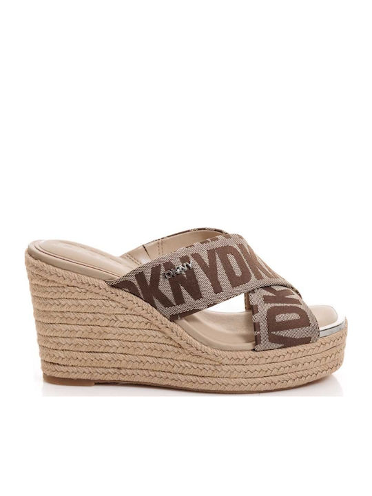 DKNY Maryn X Band Women's Fabric Platform Shoes...