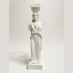 Ancient Greece – Αρωματικό Αγαλματάκι Καρυάτιδα Λευκή Tac-350-11