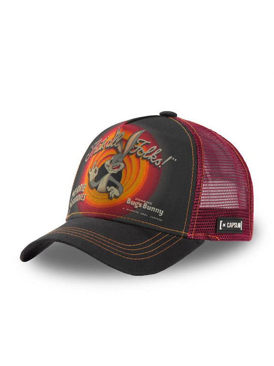 Capslab Looney Tunes Bugs Bunny Classic Women's Trucker Cap Gray