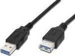 PremiumCord Regular USB 3.0 Cablu USB-C bărbătesc - USB-A female Negru 2m (ku3paa2bk)