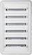 Legrand Elektrischer Sicherungskasten Wandmontage, 6 Reihen, 24 Elemente