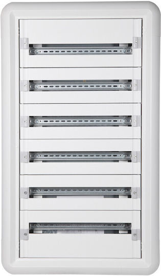 Legrand Elektrischer Sicherungskasten Wandmontage, 6 Reihen, 24 Elemente
