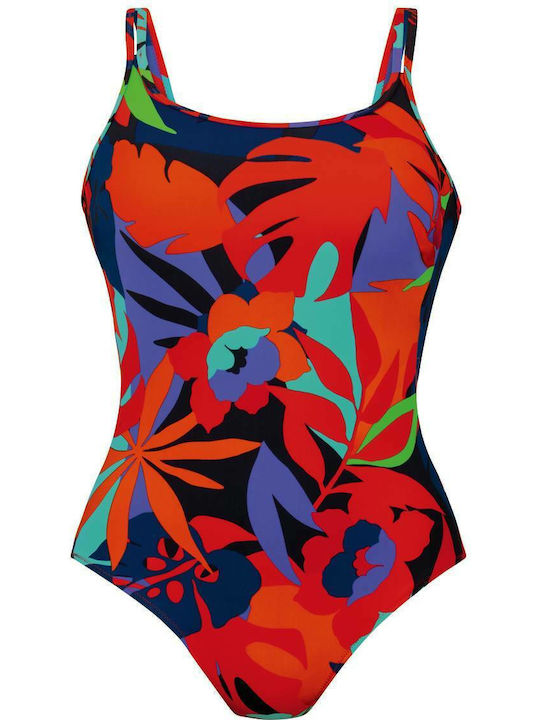 Anita One-Piece Swimsuit with Open Back Red