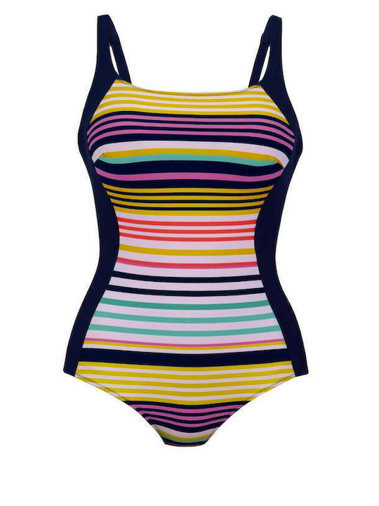 Anita 6265 Albina Multicolored Striped Swimsuit with E Cup