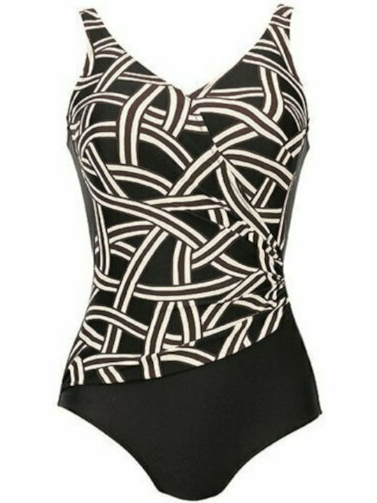 Anita 6337 Praia Black One-Piece Swimsuit with Mastectomy Cup A