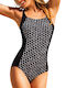Swimsuit with Underwire Cup D One Piece Anita 6370 Albina Black