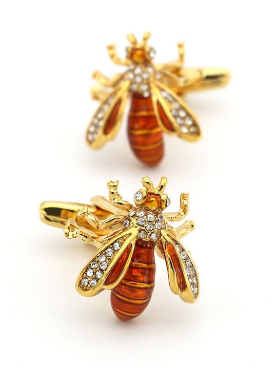 Bee Gold Cufflinks