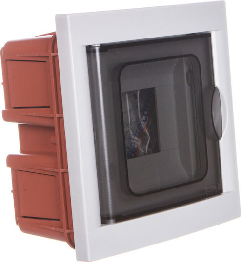 Elettrocanali Wall mounted 4-Elements Fuse Box with 1 Row