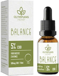 Olympians Hemp Έλαιο Κάνναβης με 5% CBD 10ml