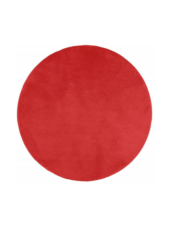 vidaXL Oviedo Rug Round Red