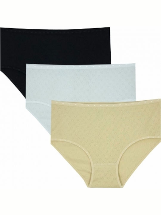 Onurel Βαμβακερά Γυναικεία Slip 3Pack Multicolour