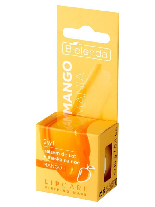 Bielenda Lip Care Lip Balm + Night Mask 2in1 Mango Mania 10g Bielenda Lip Care Lip Balm + Night Mask 2in1 Mango Mania 10g