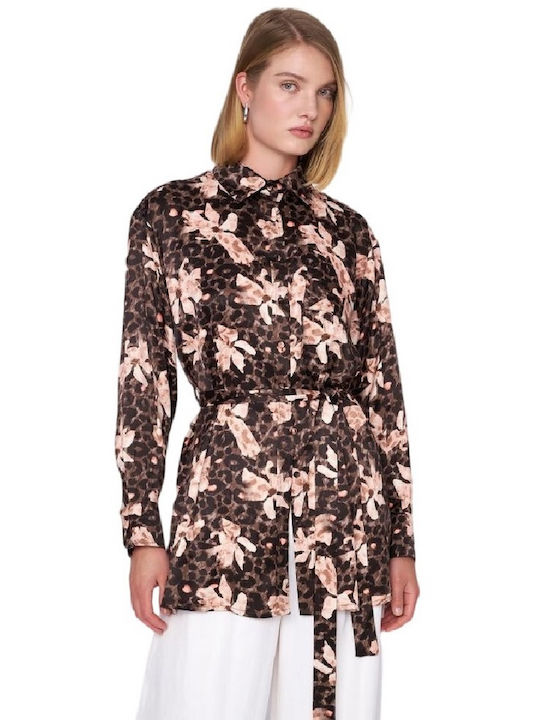 Ale - The Non Usual Casual Women's Floral Long Sleeve Shirt Shirt Floral - Multi