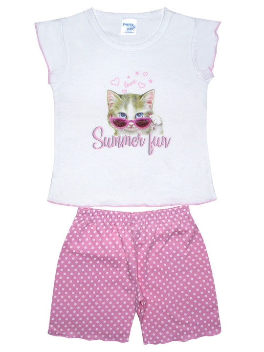 Pretty Baby Kids Pyjamas white