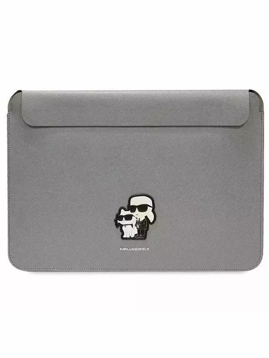 Karl Lagerfeld Saffiano Karl&choupette Θήκη Laptop 16" Ασημί Karl Lagerfeld Saffiano Karl&choupette Θήκη Laptop 16" Ασημί