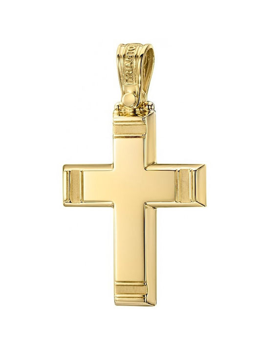 Triantos Gold Cross 14K with Chain