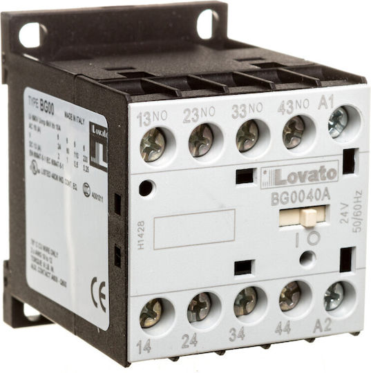 Lovato Electric Επαφή Διακόπτη Ηλεκτρολογικού Πίνακα 11BG0040A024