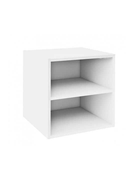 Shelf Wall Composite White 35x35x35cm