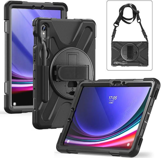 eSTUFF Back Cover Μαύρη (Samsung Galaxy Tab S9 FE, S9, S8, S7)