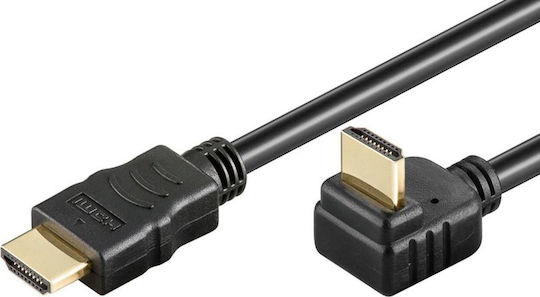 Microconnect Angle (90°) Cable HDMI male - HDMI male 5m Black