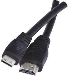 Emos Ethernet HDMI 2.0 HDMI Мъжки - Мини HDMI Мъжки 1.5м Черен