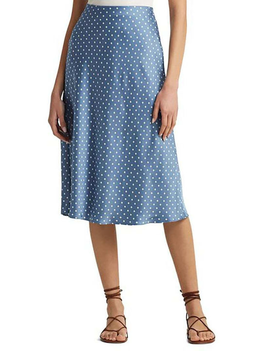 Ralph Lauren Midi Skirt in Light Blue color
