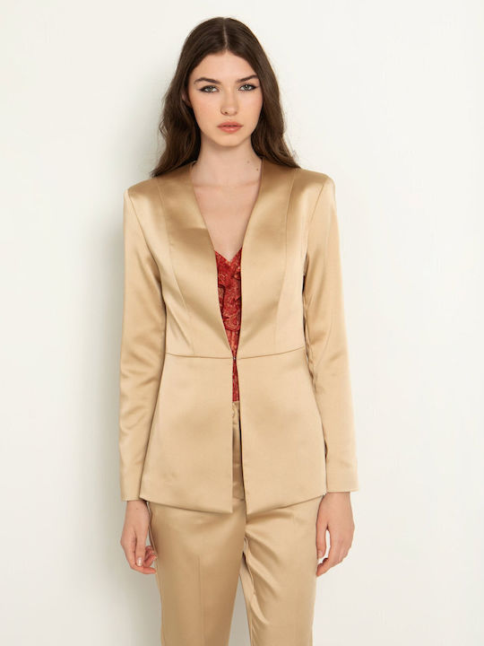 Toi&Moi Women's Blazer Beige