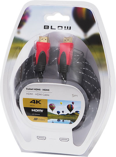 Blow Cablu HDMI De Sex Masculin - HDMI De Sex Masculin 5m Roșu