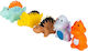 Akuku Dinosaur Splash Faces Bath Toy 5 Pieces