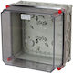 Tarel Surface Mounted Electrical Box IP55 Transparent