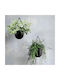 Megapap Planter Box Hanging 10x11cm Set 2pcs in Black Color GP029-0125,1