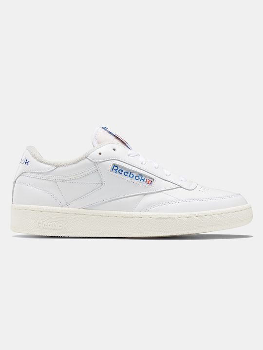 Reebok Club C 85 Ανδρικά Sneakers Λευκά