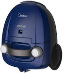 Midea Vacuum Cleaner 700W Bagged 1.5lt Blue