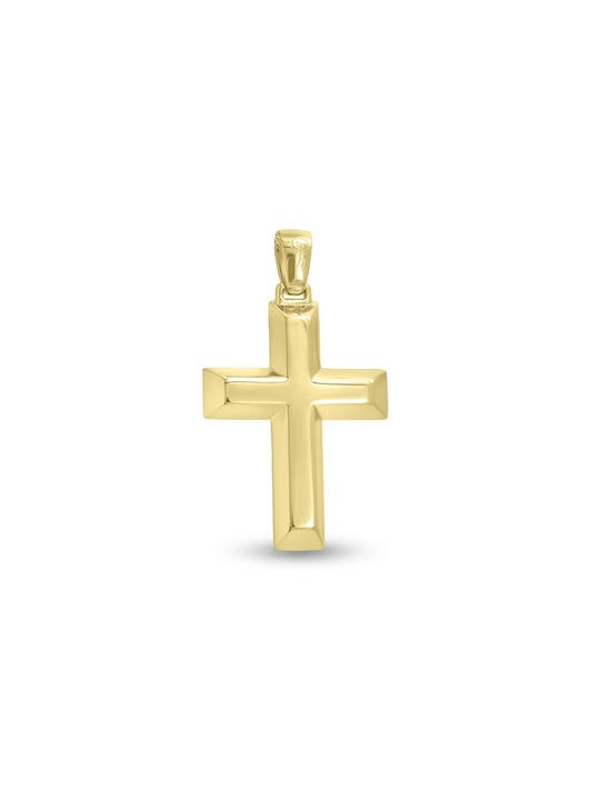 Herren Gold Kreuz 14K