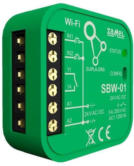 Zamel Smart Switch 1 Καναλιού Wi-Fi