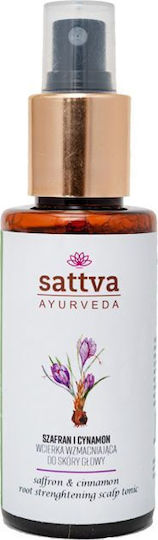 Sattva Root stärkendes Kopfhauttonikum stärkende Kopfhautlotion Safran & Zimt 100ml
