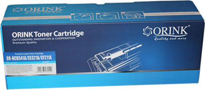 Orink Compatible Toner for Laser Printer HP CB541A CE321A CF211A CRG716 Cyan