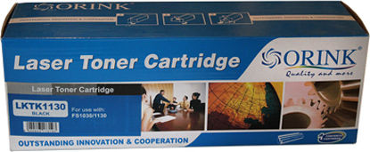 Orink Compatible Toner for Laser Printer Kyocera TK1130 Black