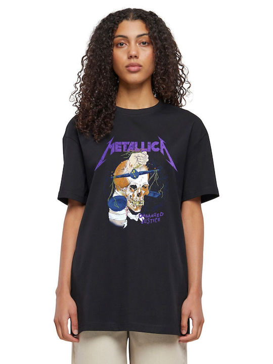 Rock Avenue Θεματική Μπλούζα με Στάμπα Metallica Μαύρη