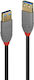Lindy USB 3.0 Кабел USB-A мъжки - USB-A женски Бял 1м 36761