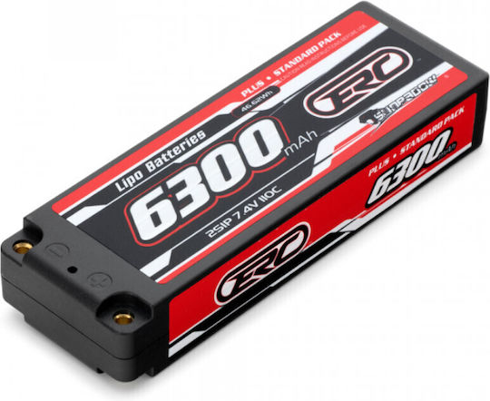 Sunpadow Li-Po Battery 7.4V 6300mAh 110C 2S for RC Vehicle 2 Pieces