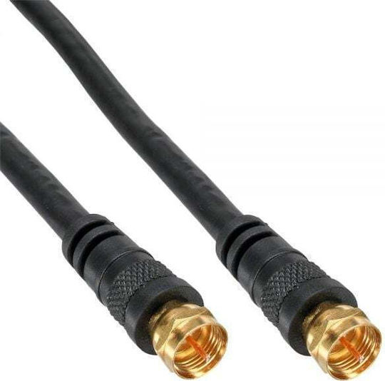 InLine Καλώδιο Κεραίας Coax male - Coax male Μαύρο 3m (69303P) 1τμχ