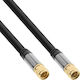InLine Καλώδιο Κεραίας Coax male - Coax female Μαύρο 3m (69103P) 1τμχ