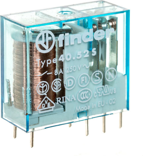 Finder Ρελέ 12V 8A 40.52.7.012.0000
