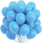 Set 100 Ballons Blau Zahlen 26cm