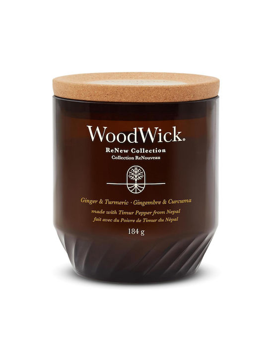 WoodWick Aromatic Soy Candle in Jar with Ginger...