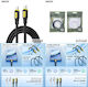 Remax USB 2.0 Cable USB-C male - USB-C 60W Μαύρο 1m RC-C111